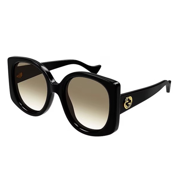 EUC Authentic Gucci Round Butterfly Sunglasses